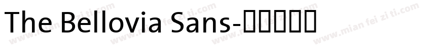 The Bellovia Sans字体转换